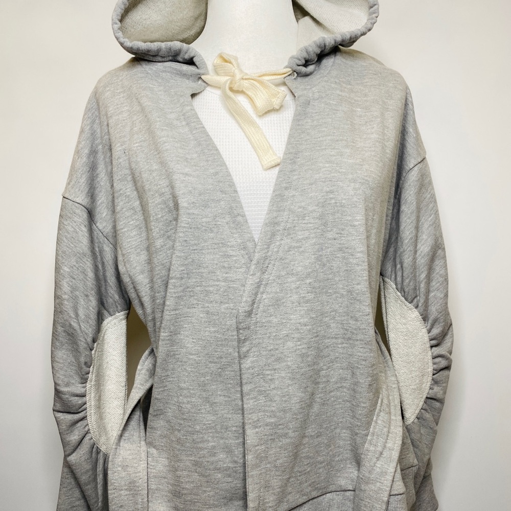 BCBGeneration Hooded Sweatshirt Color Gray Size M NWT (Orig Price $108) - Picture 5 of 7